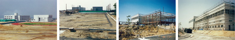建設中の熊取キャンパス