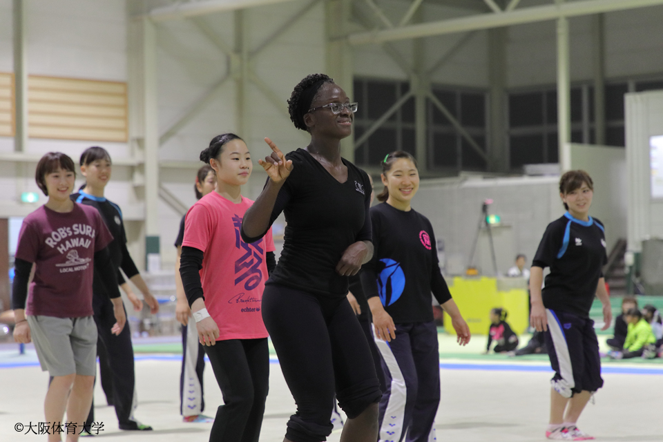 世界体操競技選手権日本女子代表で、DASH認定アスリートの宮川紗江選手も参加