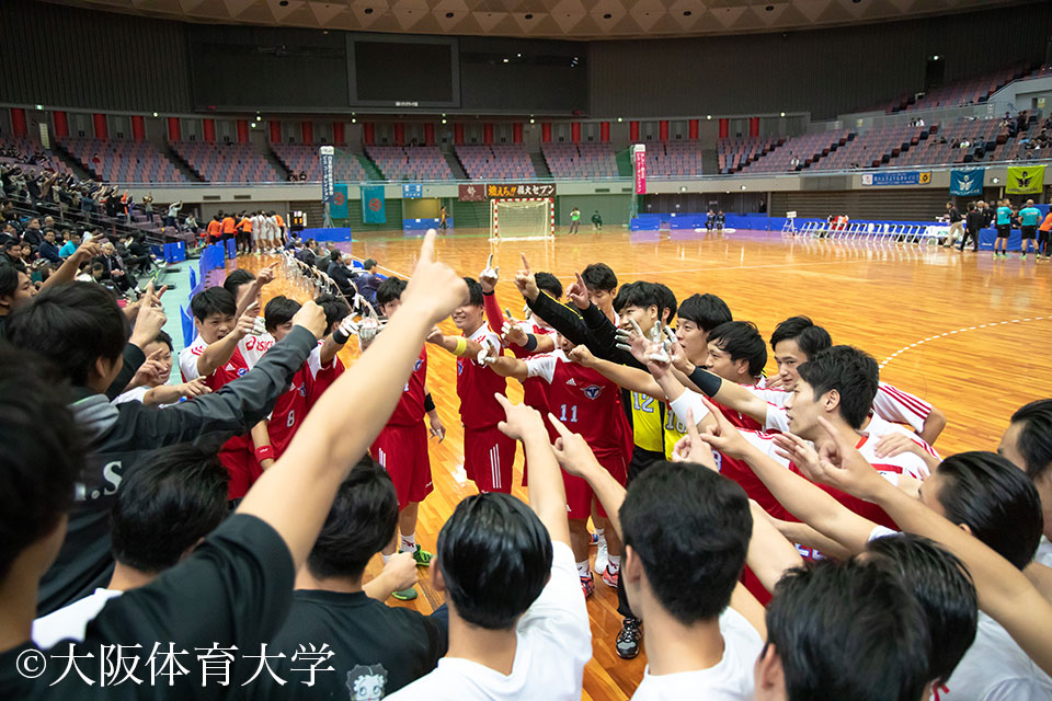 女子同様、男子もチームが一丸となり「優勝」に向かい心をひとつにする