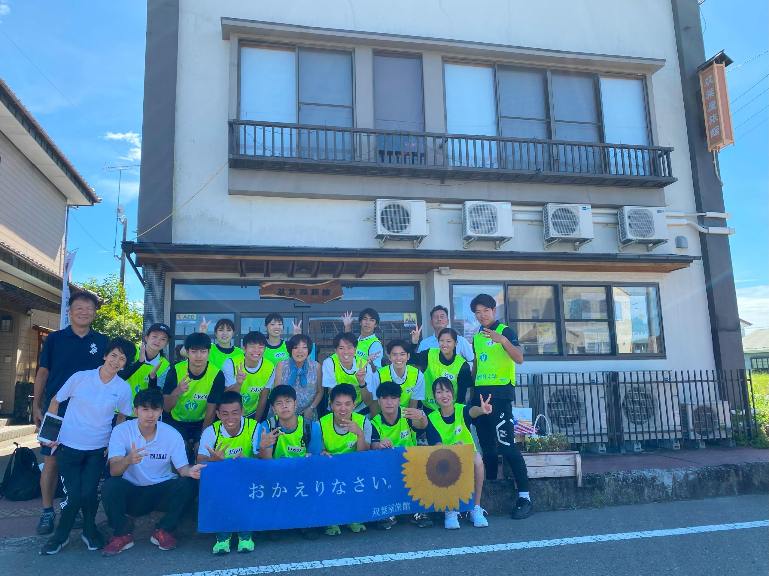 今年のサンライズキャンプに参加した学生ら