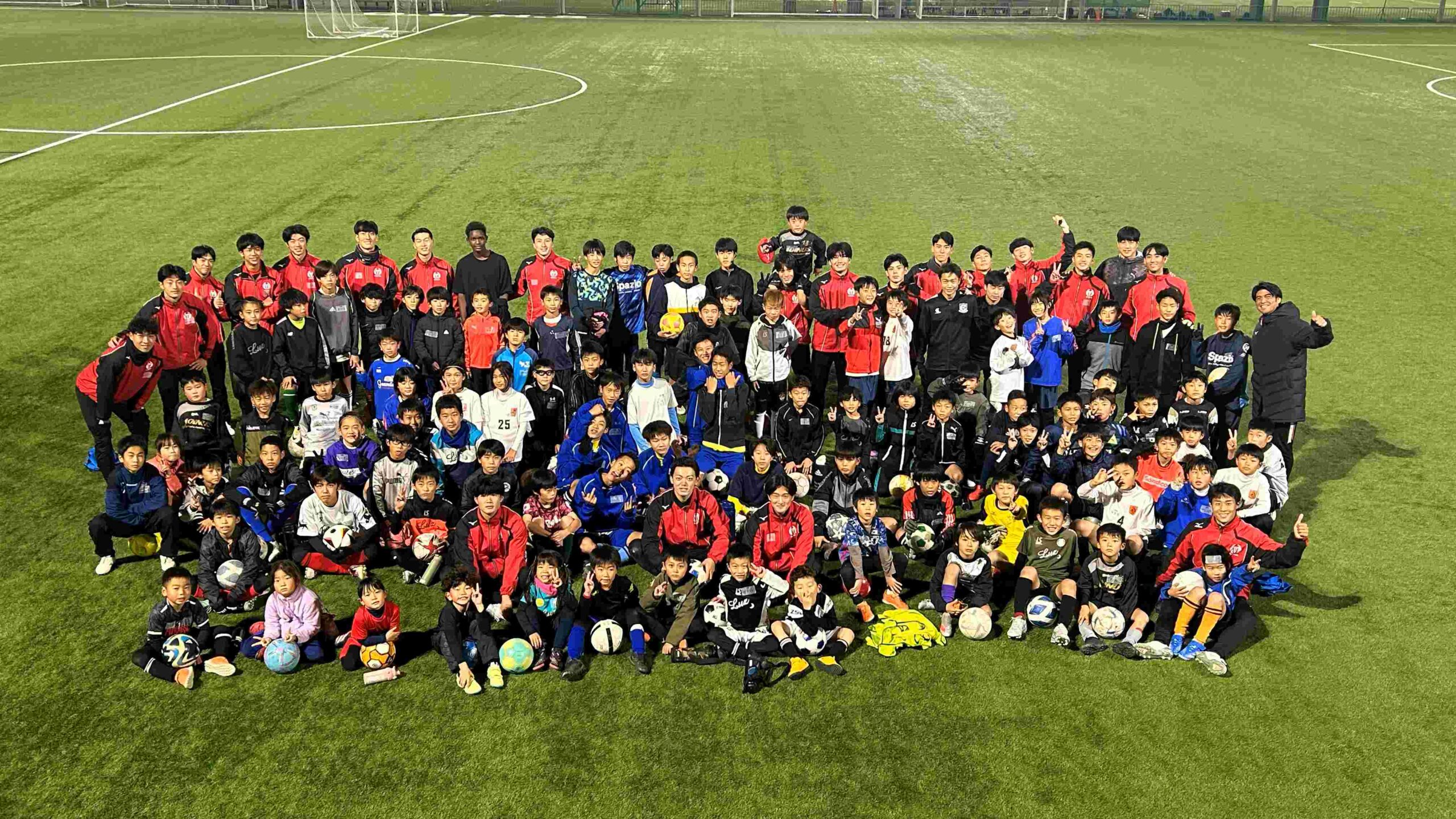 地域の子ども達向けサッカー教室
