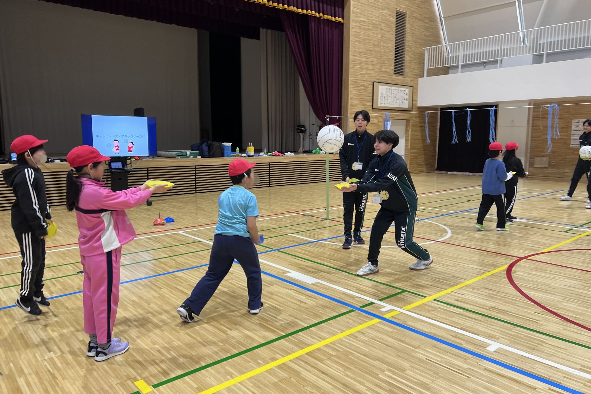 名寄南小学校3年生との授業の様子[