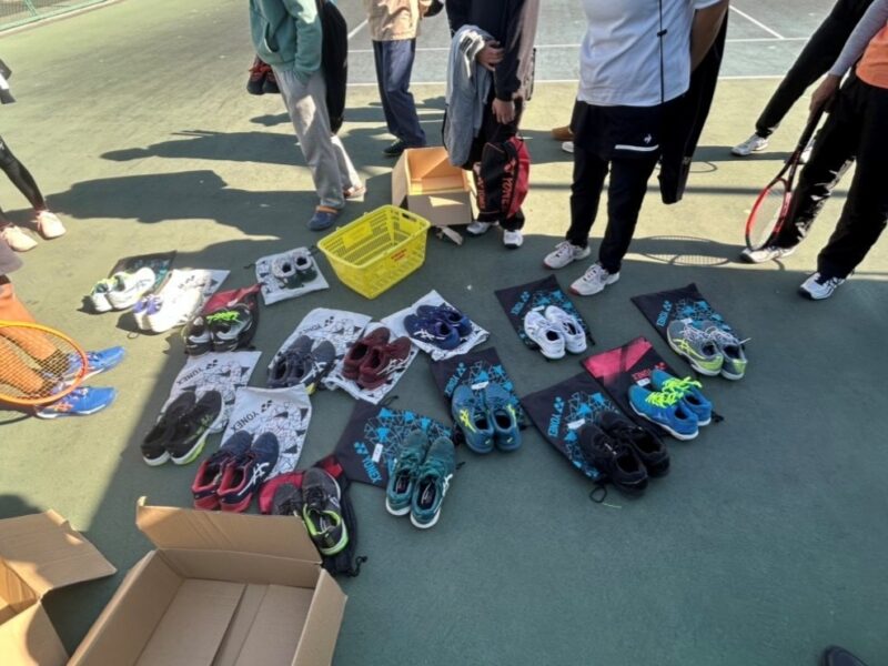 シューズをきれいに洗浄