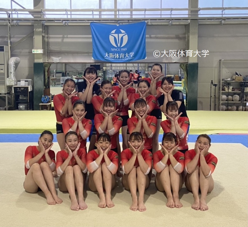 体操競技部（女子）】第54回関西学生新人選手権大会で加畑友里（1年