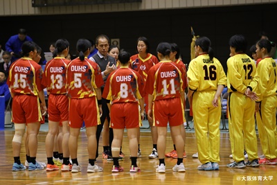 女子ハンドボール部 学生チャンピオンと日本選手権の2冠達成はならず クラブ スポーツ局 大阪体育大学