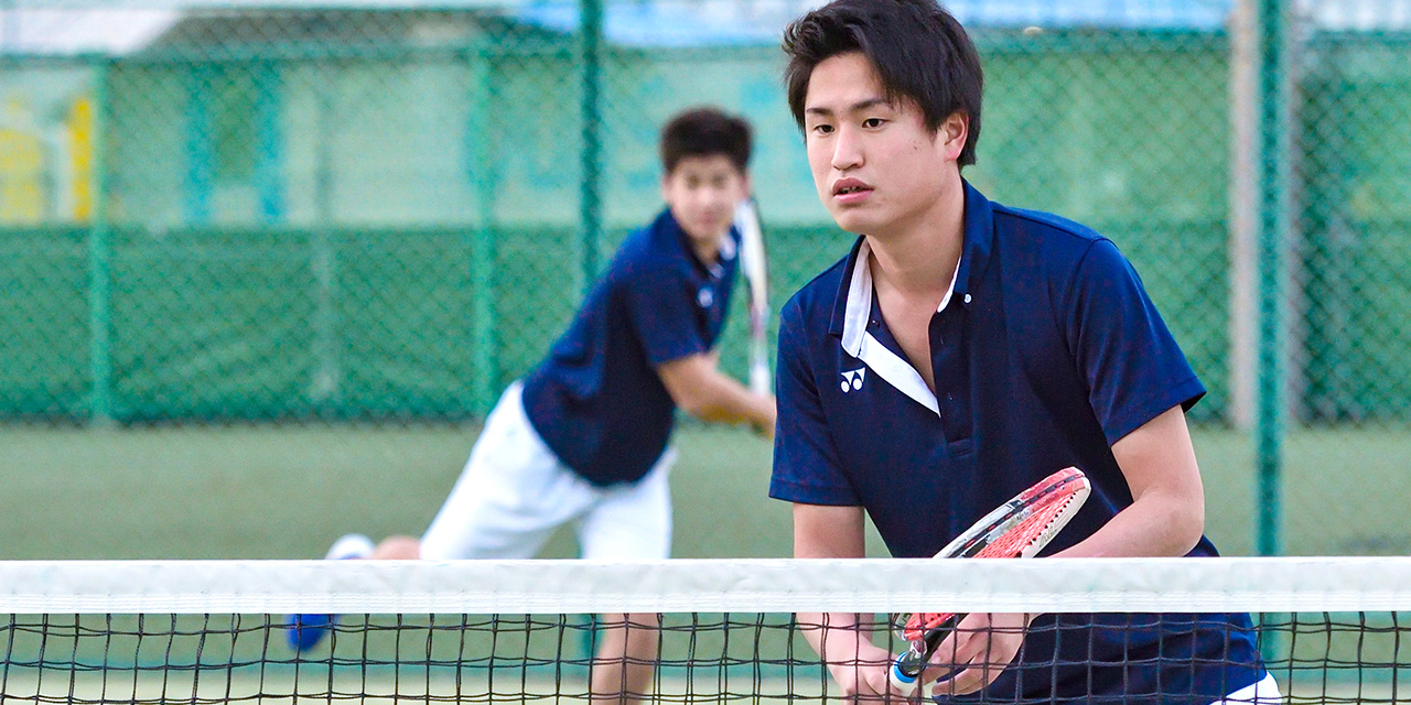 ソフトテニス部 男子 大阪体育大学