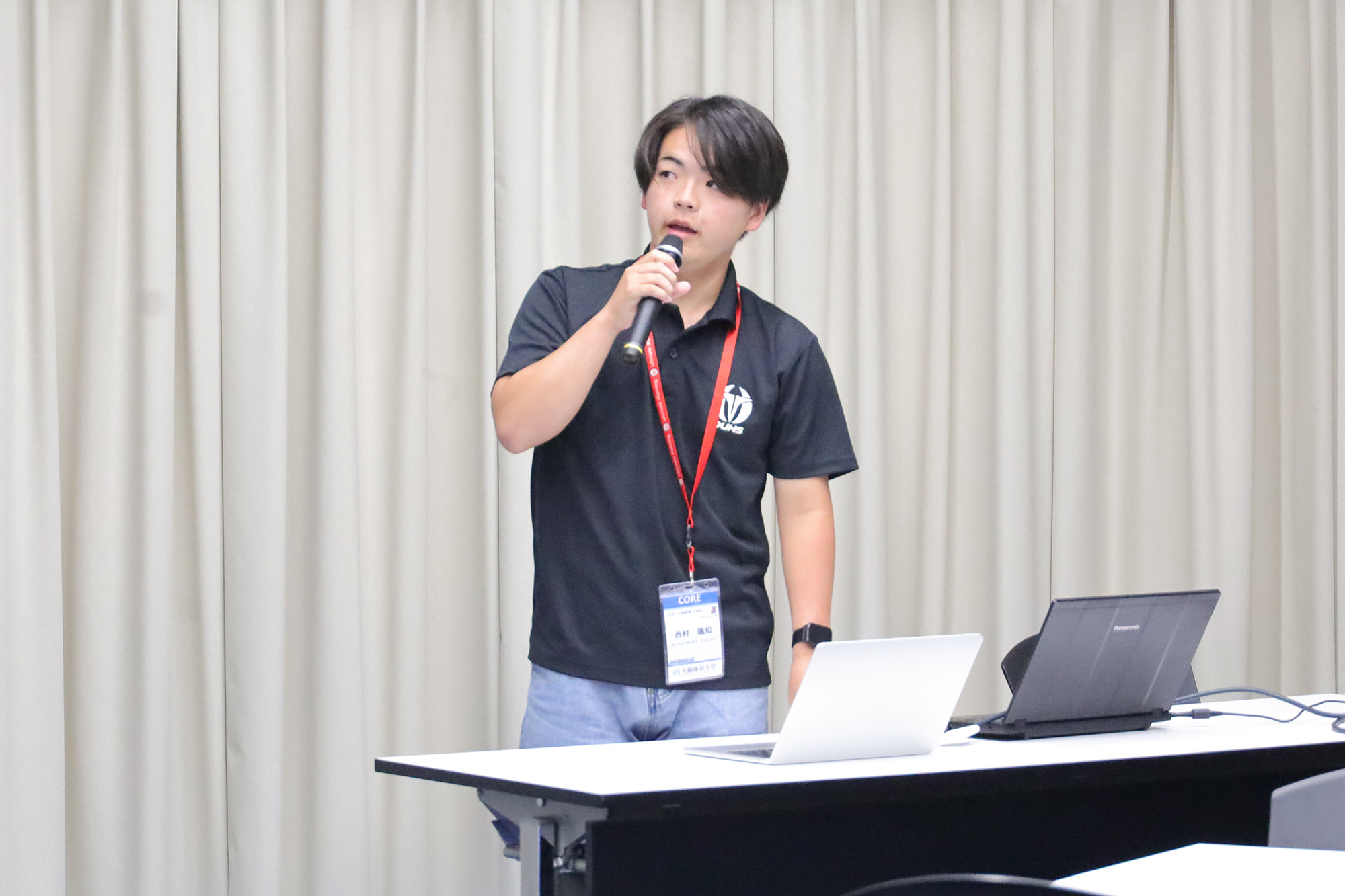 スポーツ科学部２年の西村颯知さんが学生生活報告