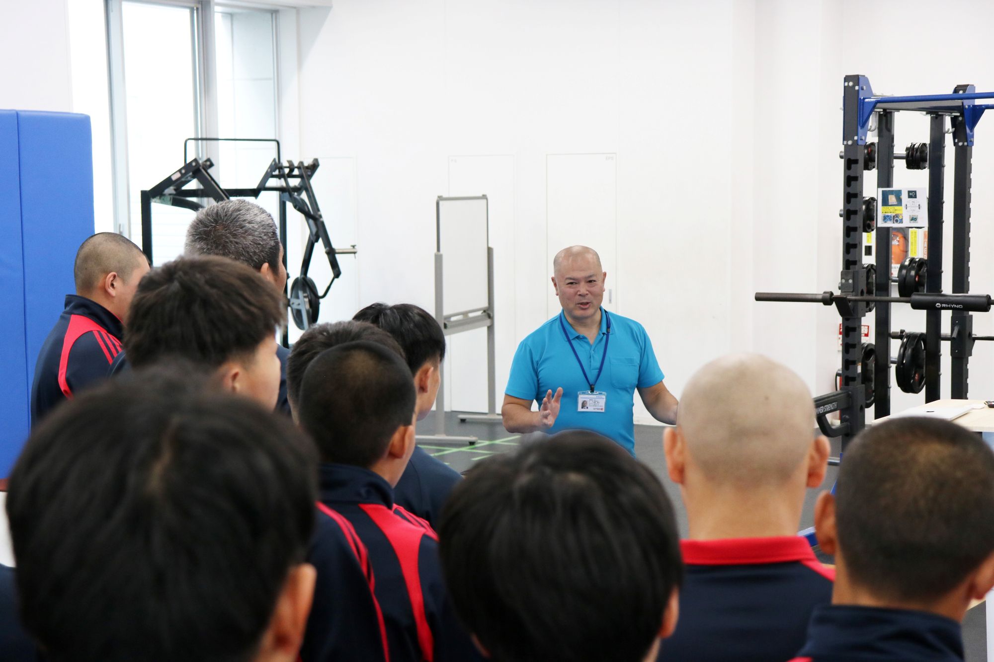 ナショナルトレセンでサポート実績がある菊地真也S&Cディレクターによる指導