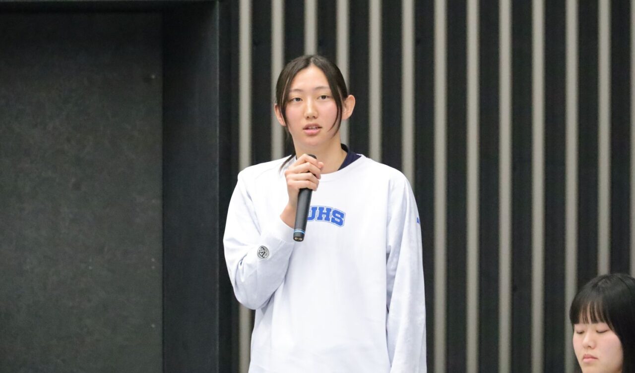 大上粋奈(おおうえ・きよな、3年、同) 【大阪体育大学