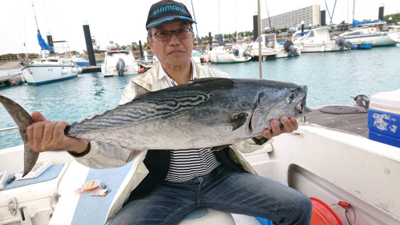 スマガツオ自己ベスト 1m 糸満沖にて
【本人提供】