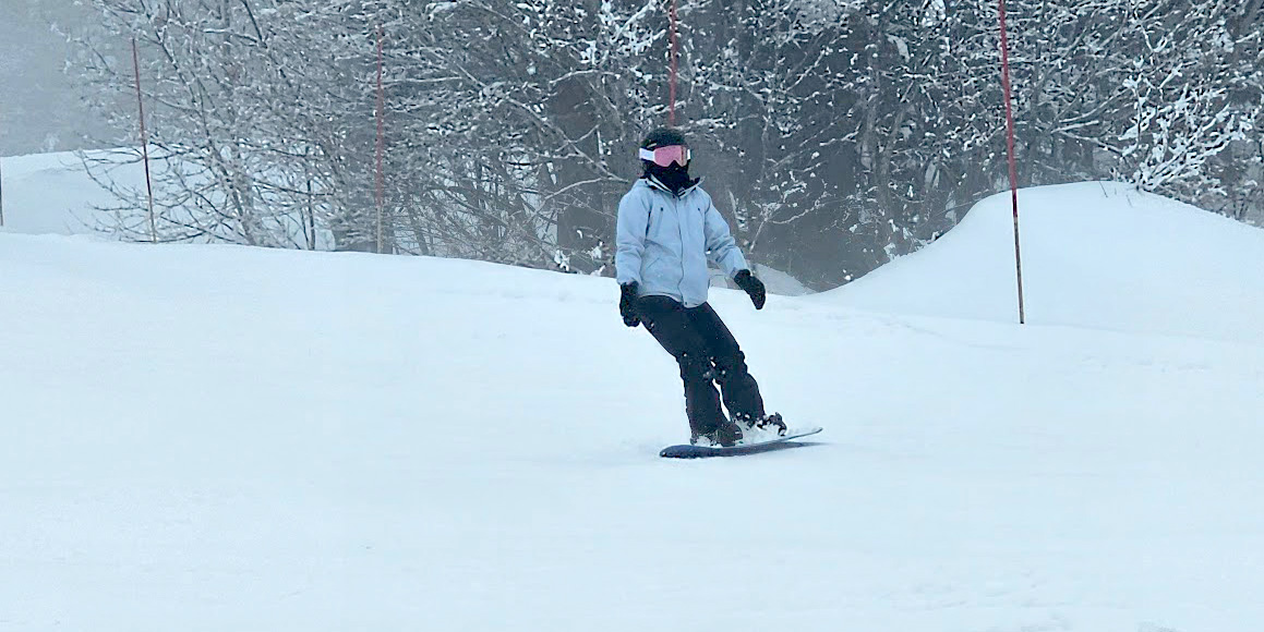 スノーボードの様子