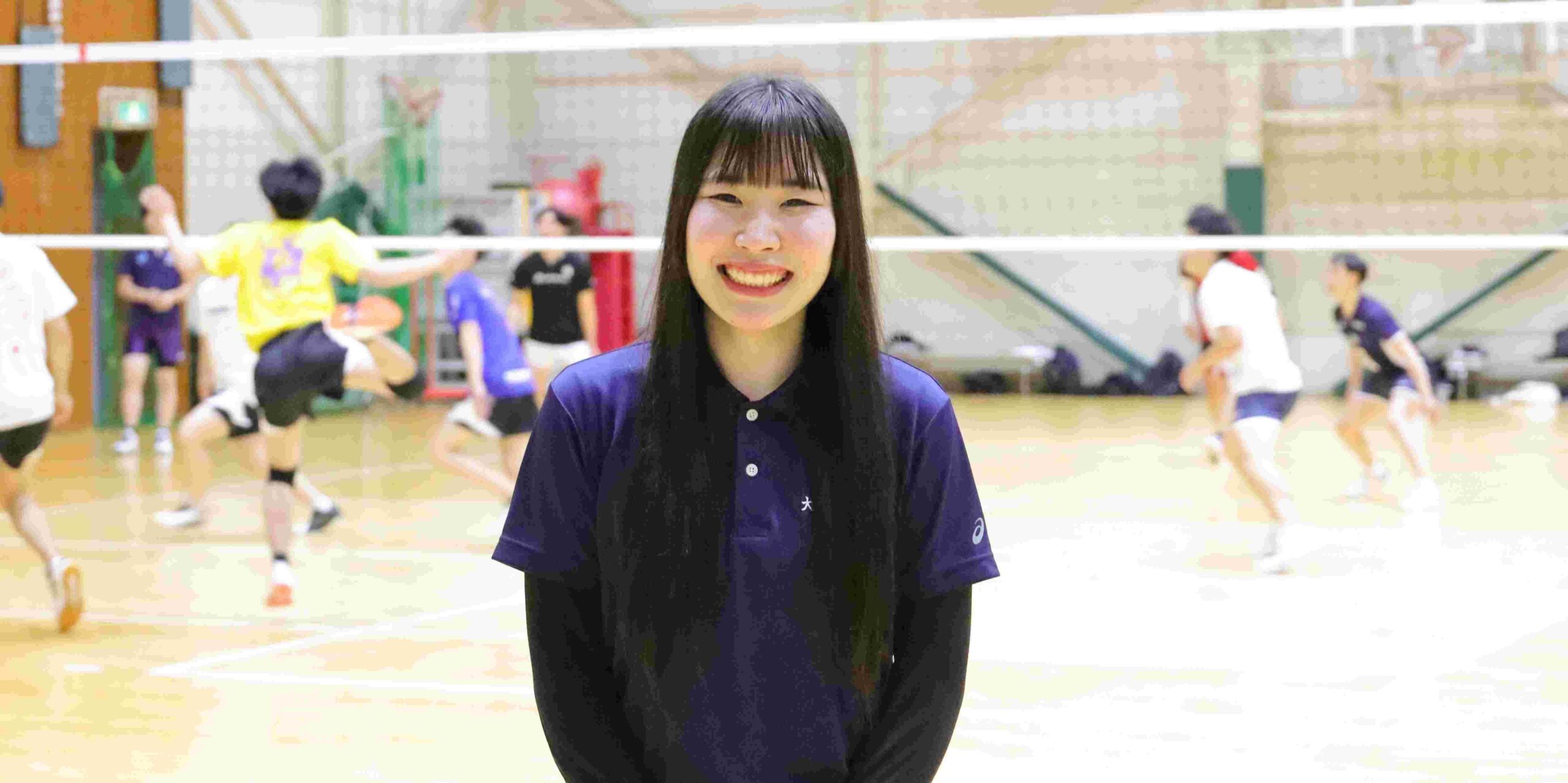 スポーツを支えることの魅力。バレーボール部男子・小松芽菜（めいな
