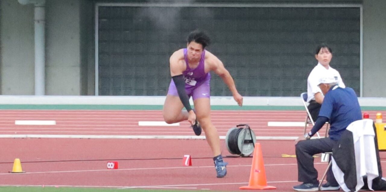 関西インカレ２位の大阪体育大学・須藤勇大（体育学部４年、群馬・前橋育英高校）