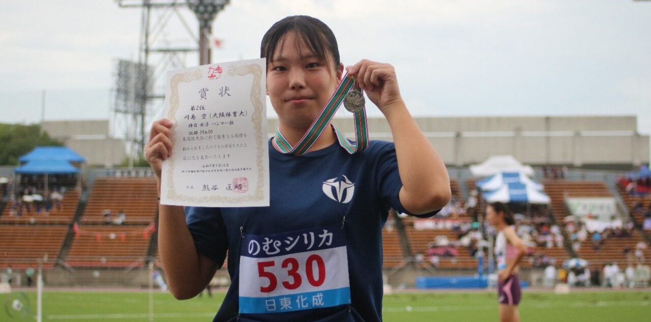 大阪体育大学・川島空（体育学部３年、大阪体育大学浪商高校）