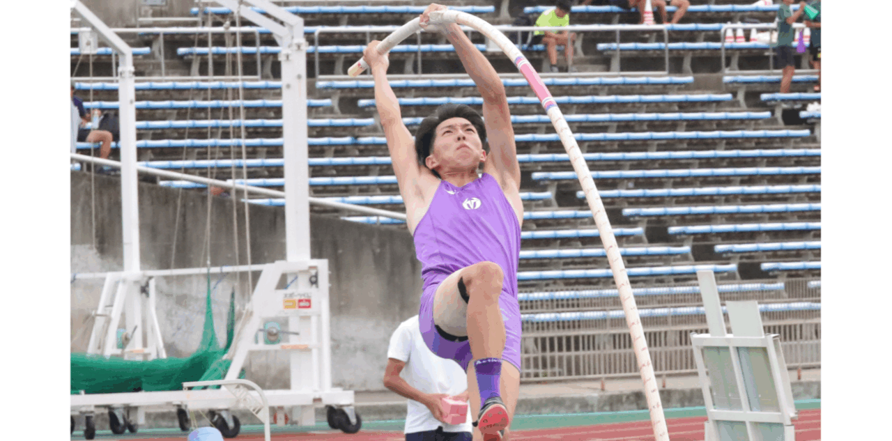 山本湧斗（体育学部３年、兵庫・明石商業高校）