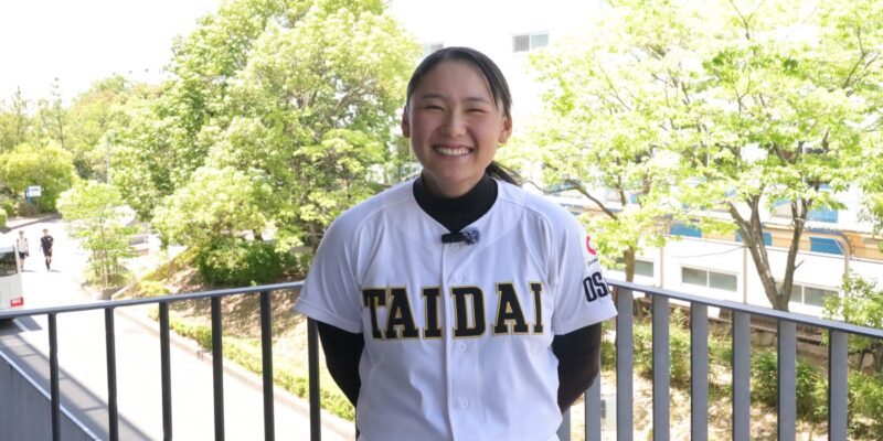 谷蒼依（教育学部２年、京都外大西高校） 【大阪体育大学】