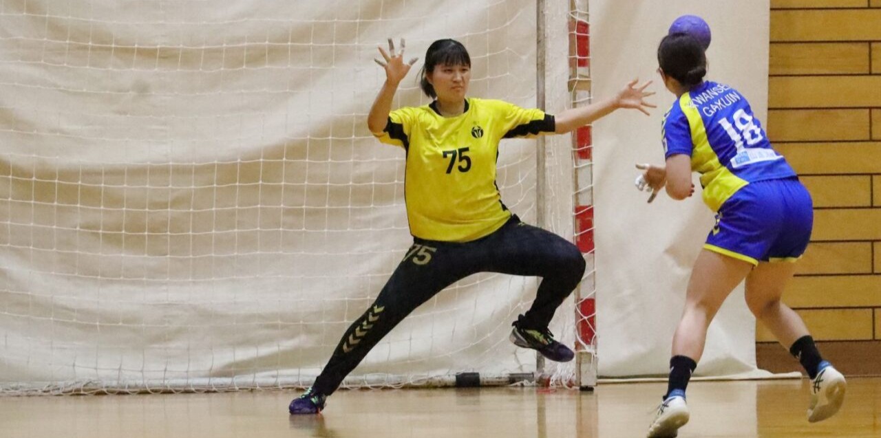 GK尾崎 羽南（スポーツ科学部２年、山口・高水高校、資料写真） 【大阪体育大学】