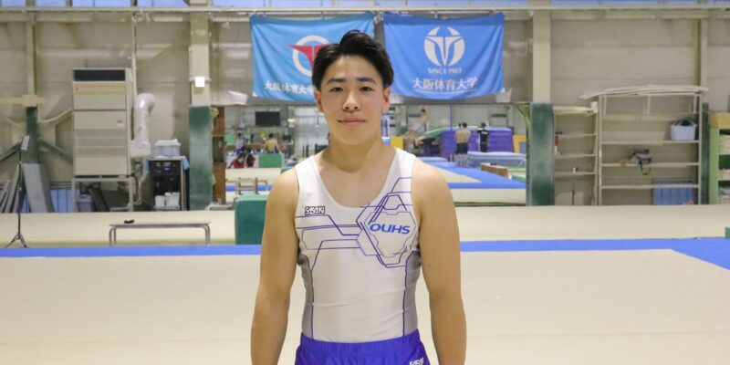 福島琉斗(スポーツ科学部2年、大阪体育大学浪商高校) 【大阪体育大学】