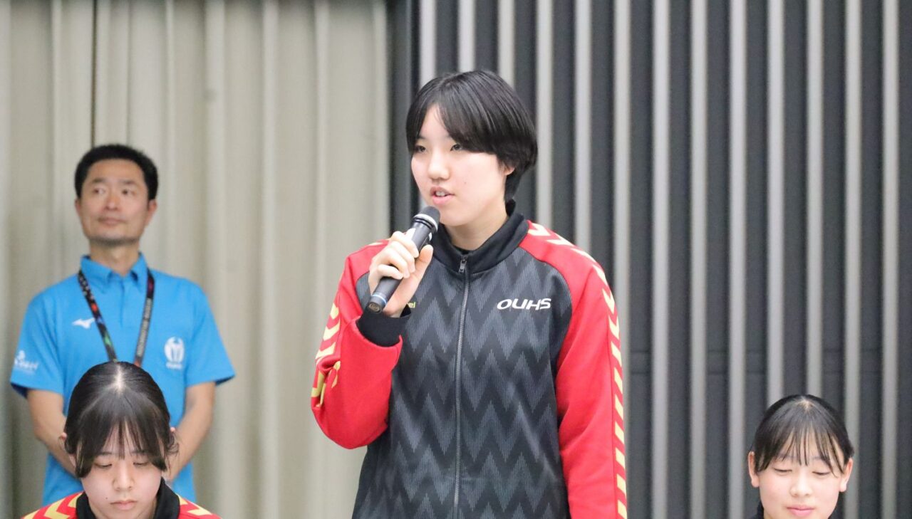 加藤真央(2年、千葉・昭和学院高校) 【大阪体育大学】