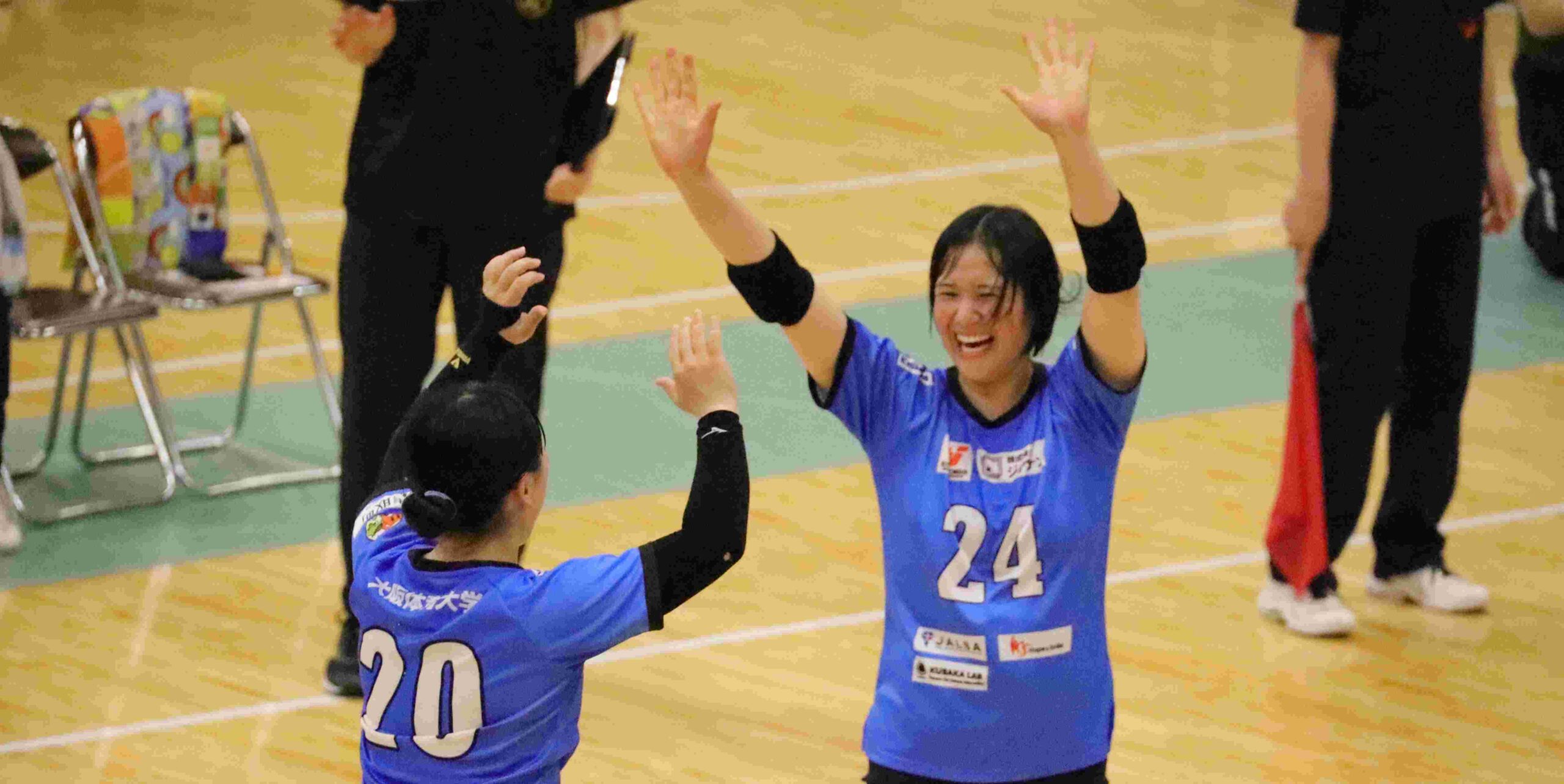 異例の1年生4人起用 プレーバックバレーボール部女子 大阪体育大学