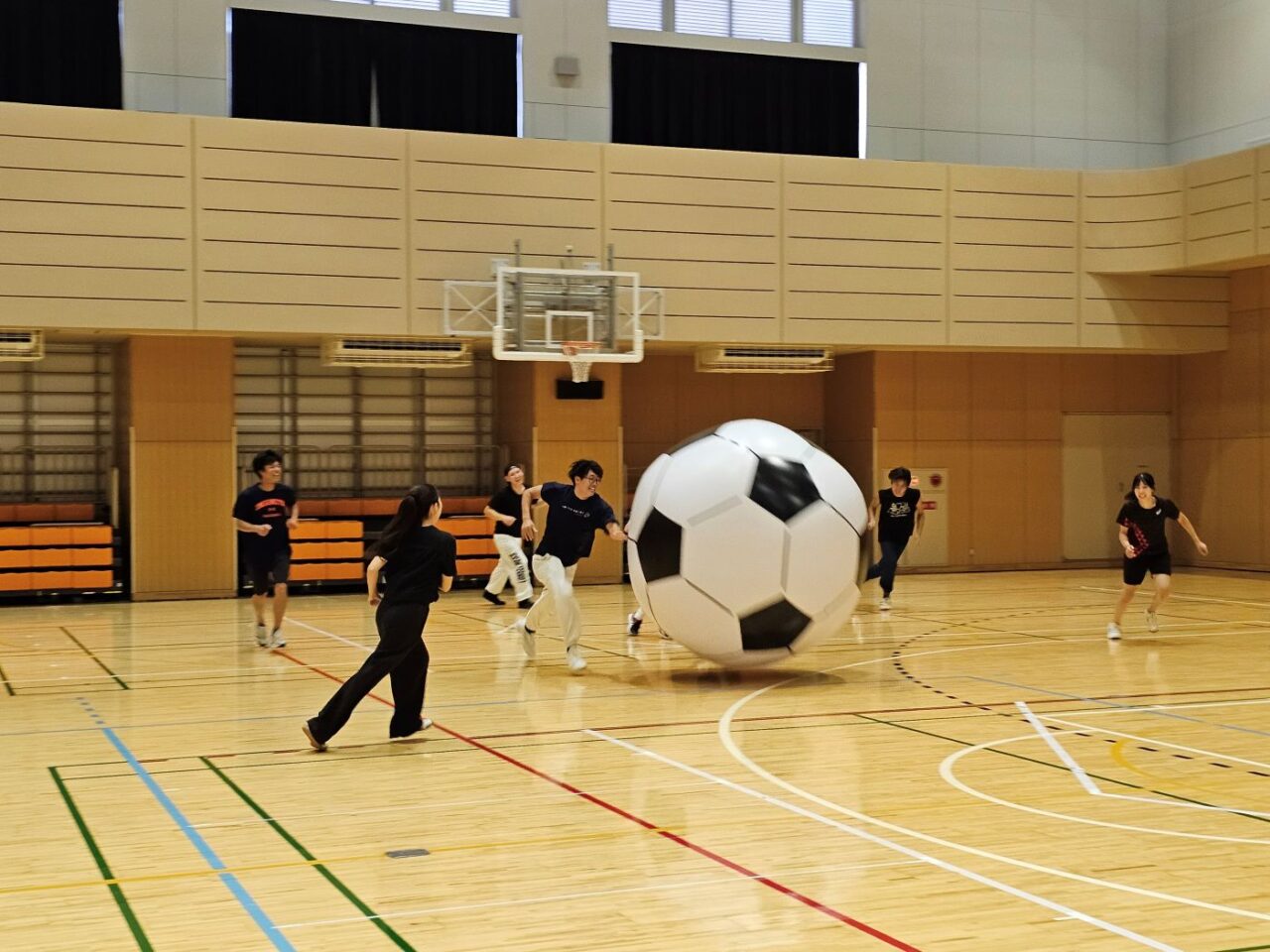 ゼミでレクリエーションスポーツを実践
【大阪体育大学】