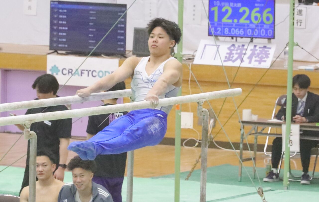 横山大輝（スポーツ科学部１年、岐阜・済美高校） 【大阪体育大学】