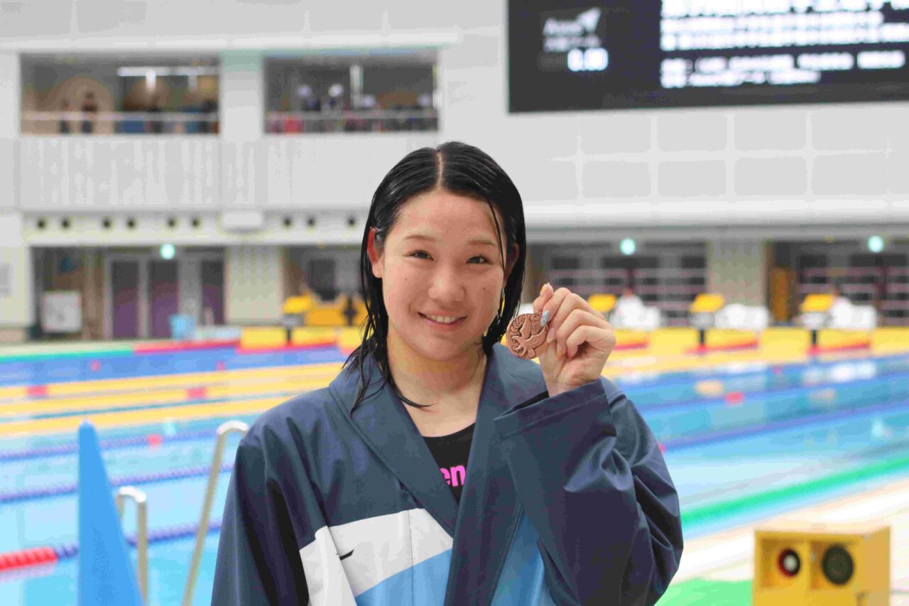 松山優杏（スポーツ科学部1年、兵庫・神戸野田高校）【大阪体育大学】