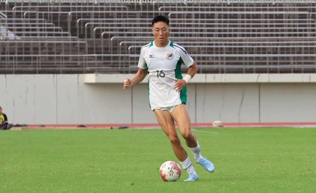 三原拓也（スポーツ科学部３年、徳島ヴォルティスユース）
【大阪体育大学】