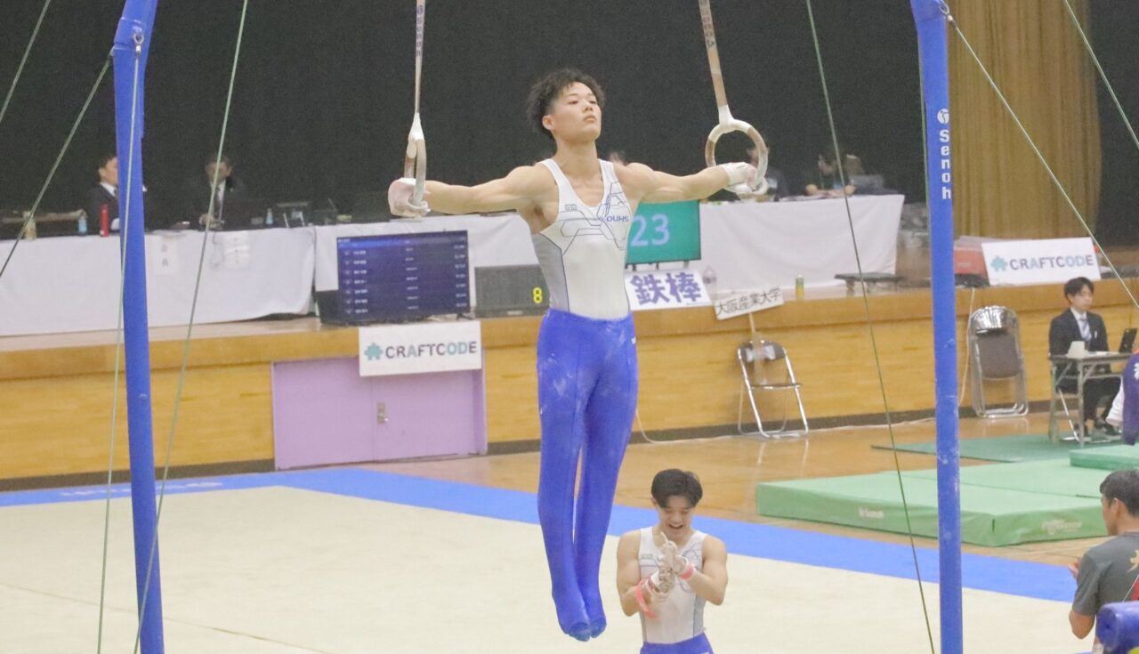 前尾悠友（スポーツ科学部２年、鹿児島・出水商業高校） 【大阪体育大学】