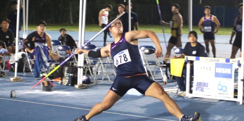 学生が企画・運営する「 OUHS Javelin Throw Festival」。昨年の模様 【大阪体育大学】