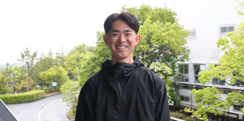 大阪体育大学スポーツ科学部１年・秋山将廣（まさひろ）さん（大阪・箕面学園高校） 【大阪体育大学】