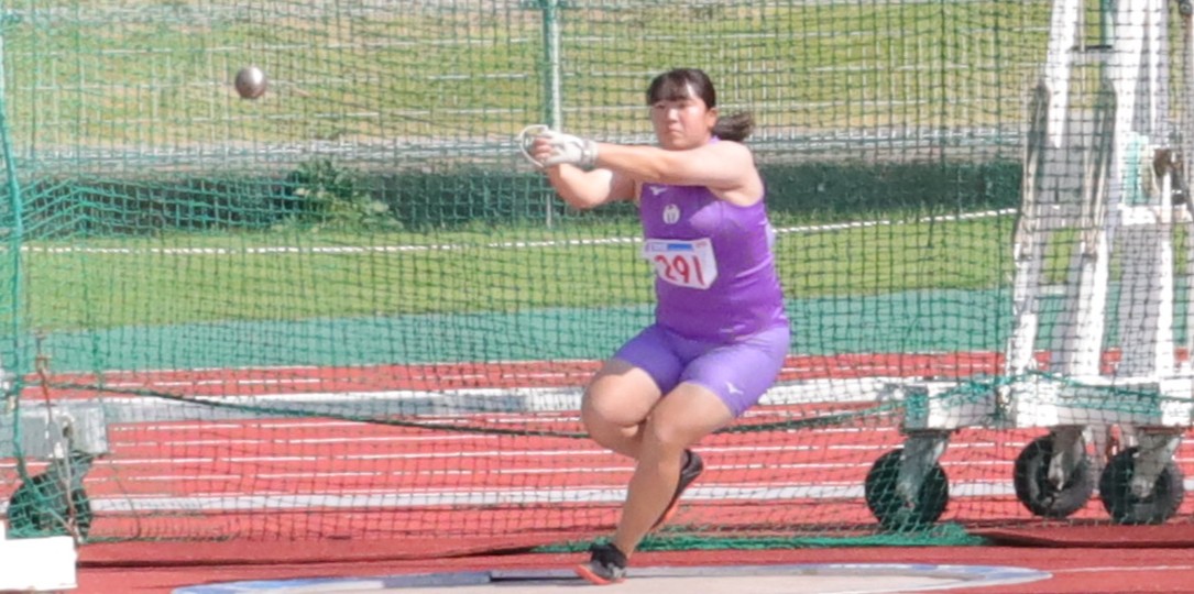 藤田唯愛(スポーツ科学部3年、三重・松阪商業高校)
【大阪体育大学】
