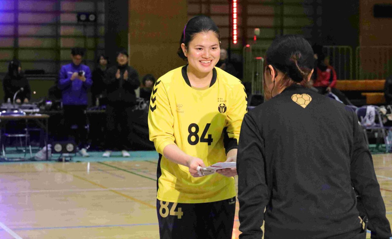 MVPを受賞した比嘉楓選手 【大阪体育大学】