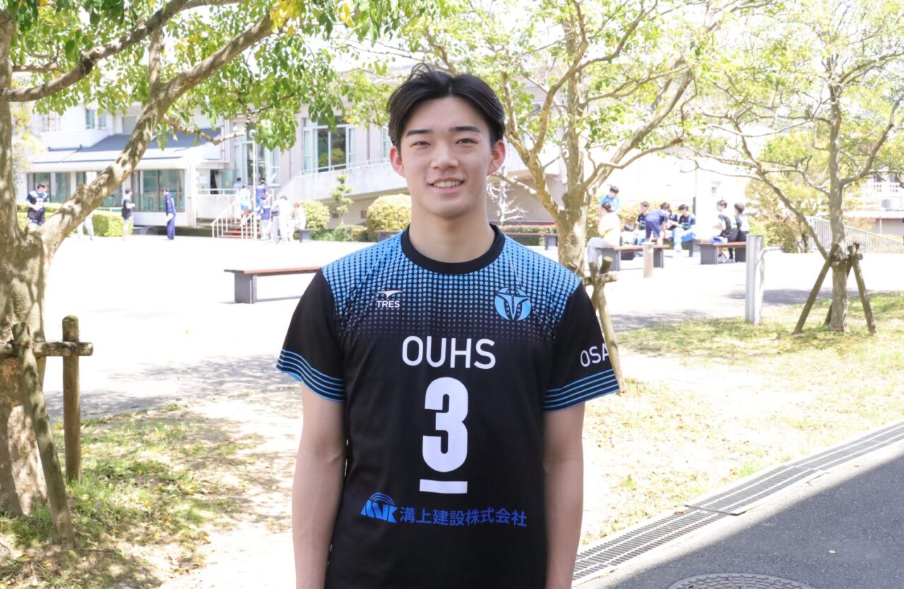 広瀬逸葵主将 【大阪体育大学】