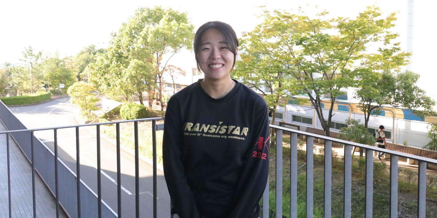 星うららさん(スポーツ科学部3年、栃木・矢板東高校) 【大阪体育大学】
