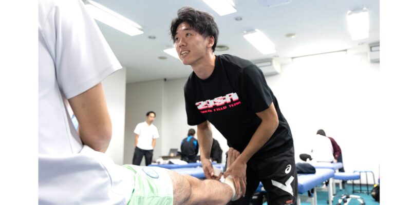 大阪体育大学体育学部４年・福山琉雲（るん）さん（アスレティックトレーニングコース、岐阜・麗澤瑞浪高校） 【大阪体育大学】