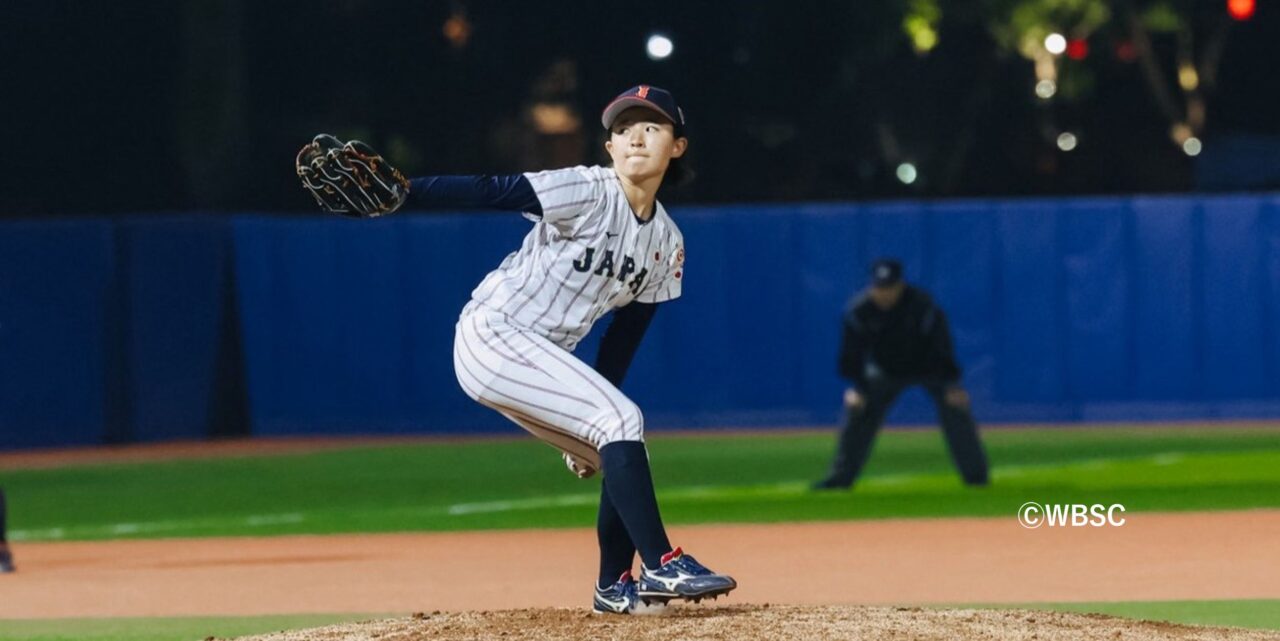 柏﨑咲和(投手、読売ジャイアンツ、資料写真)
【WBSC】
