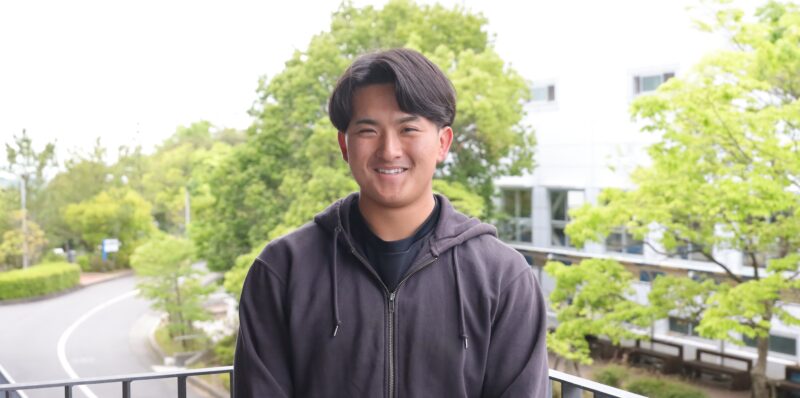 大阪体育大学教育学部１年・川口陸さん（兵庫・西宮今津高校出身） 【大阪体育大学】