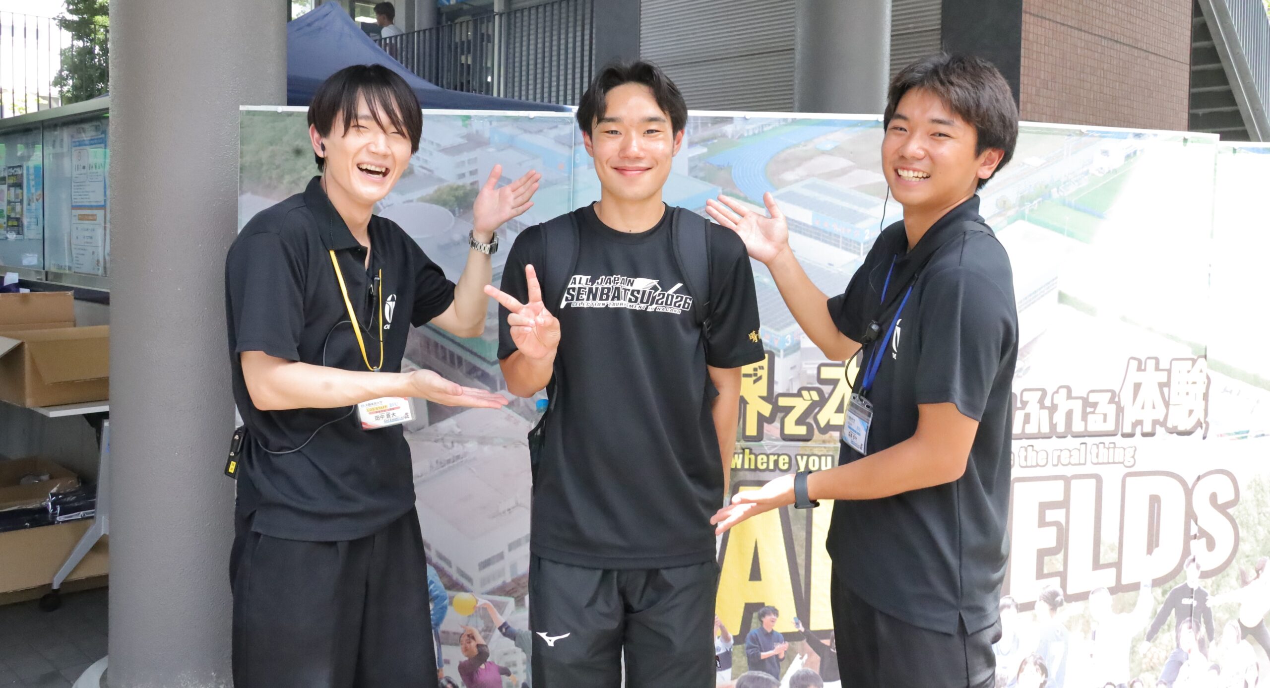 沖縄から1人で参加した谷口晴信さん(高校3年)