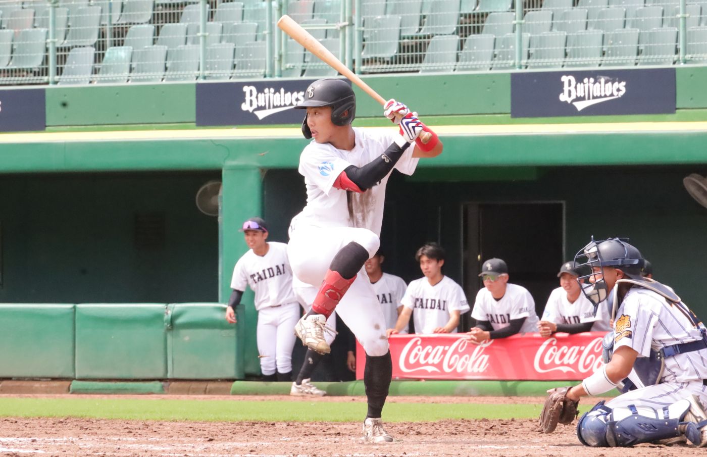 新主将の森翔斗(スポーツ科学部3年、兵庫・明石商業高校)
【大阪体育大学】
