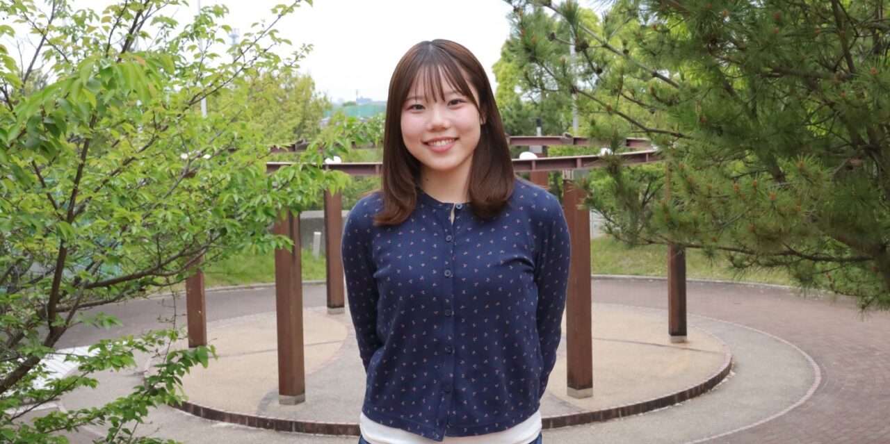 大阪体育大学スポーツ科学部１年・室（むろ）七菜子さん（大阪・摂津高校）
【大阪体育大学】