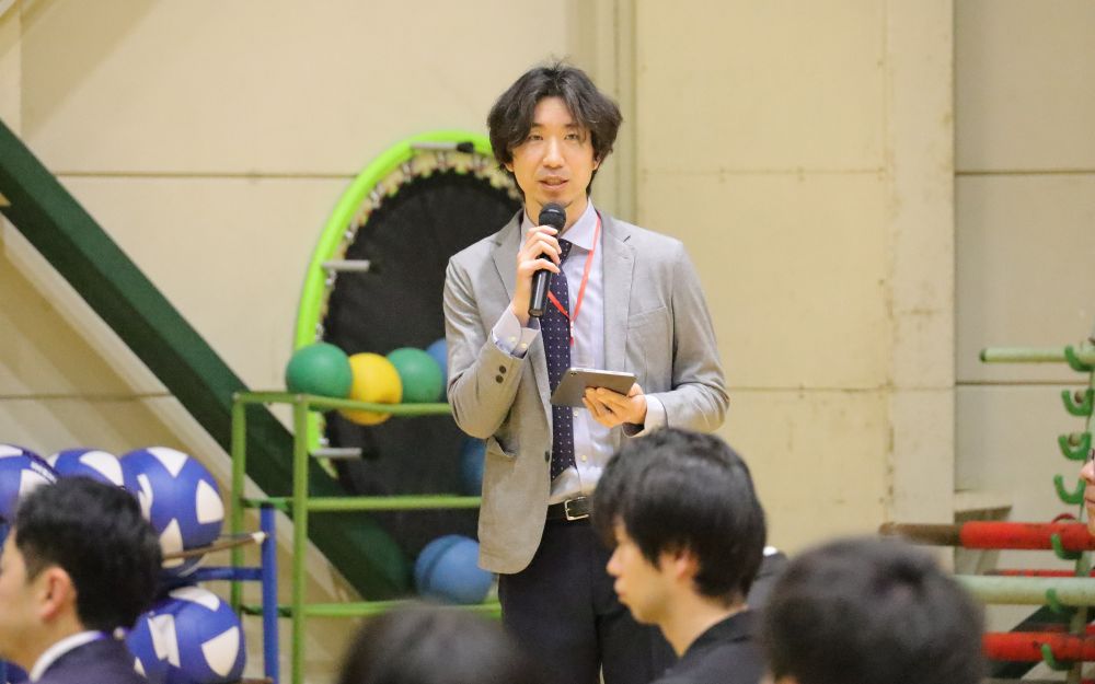 司会を務めた長江晃生准教授
【大阪体育大学】