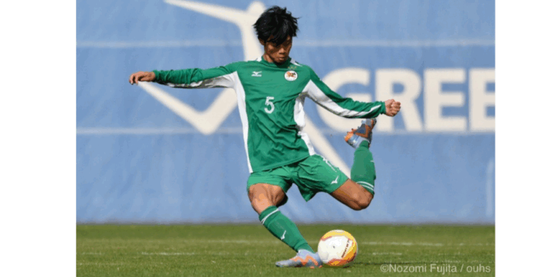 西口大稀（スポーツ科学部２年、島根・立正大学淞南高校） 【ⒸNozomi Fujita/ouhs】