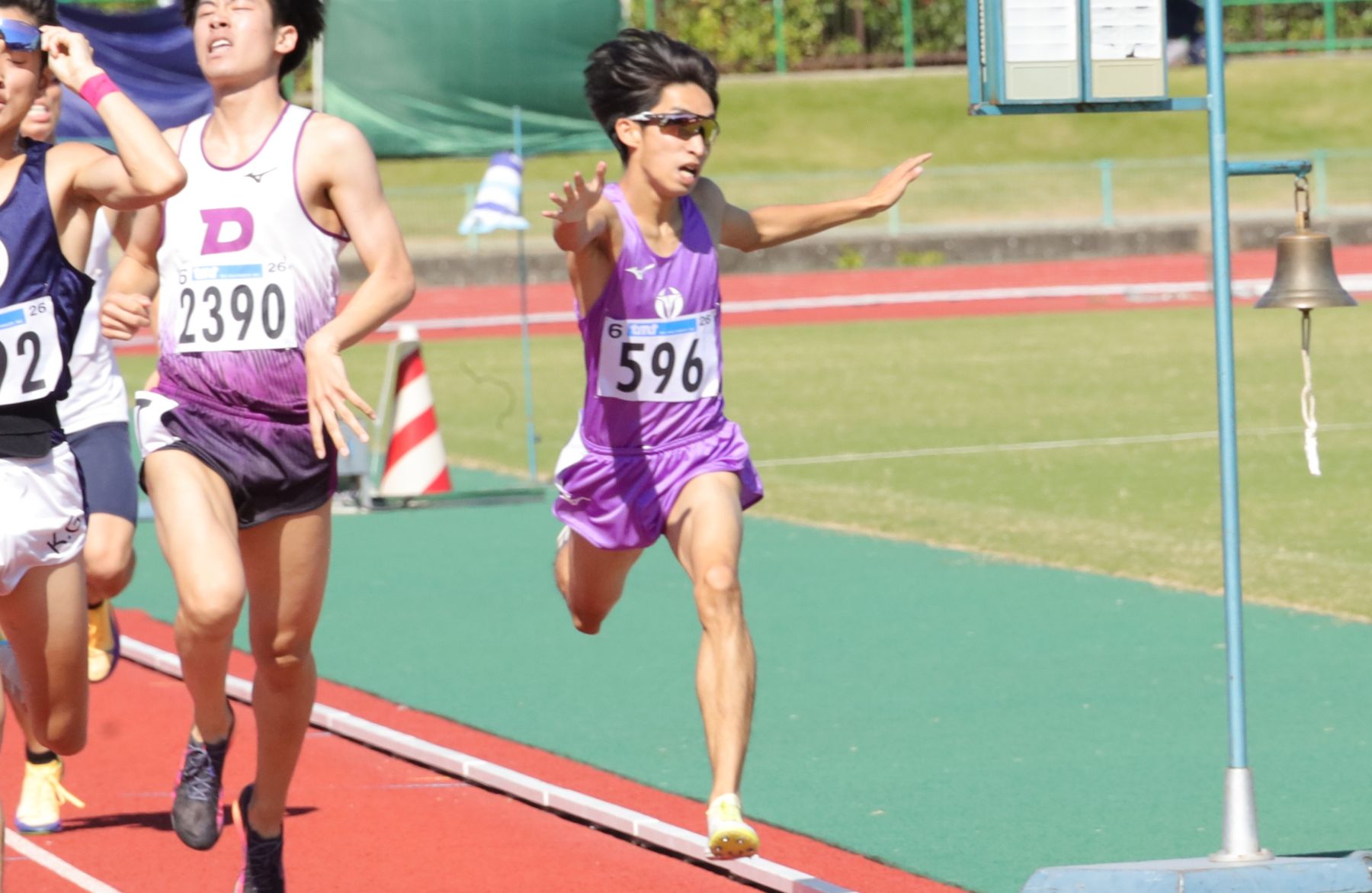 男子800㍍４位・鴛原基（スポーツ科学部２年、大阪・日根野高校）
【大阪体育大学】