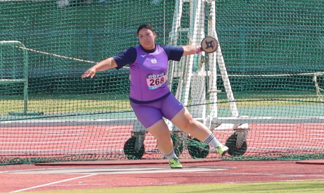 女子円盤投げ5位 坂ちはる 【大阪体育大学】
