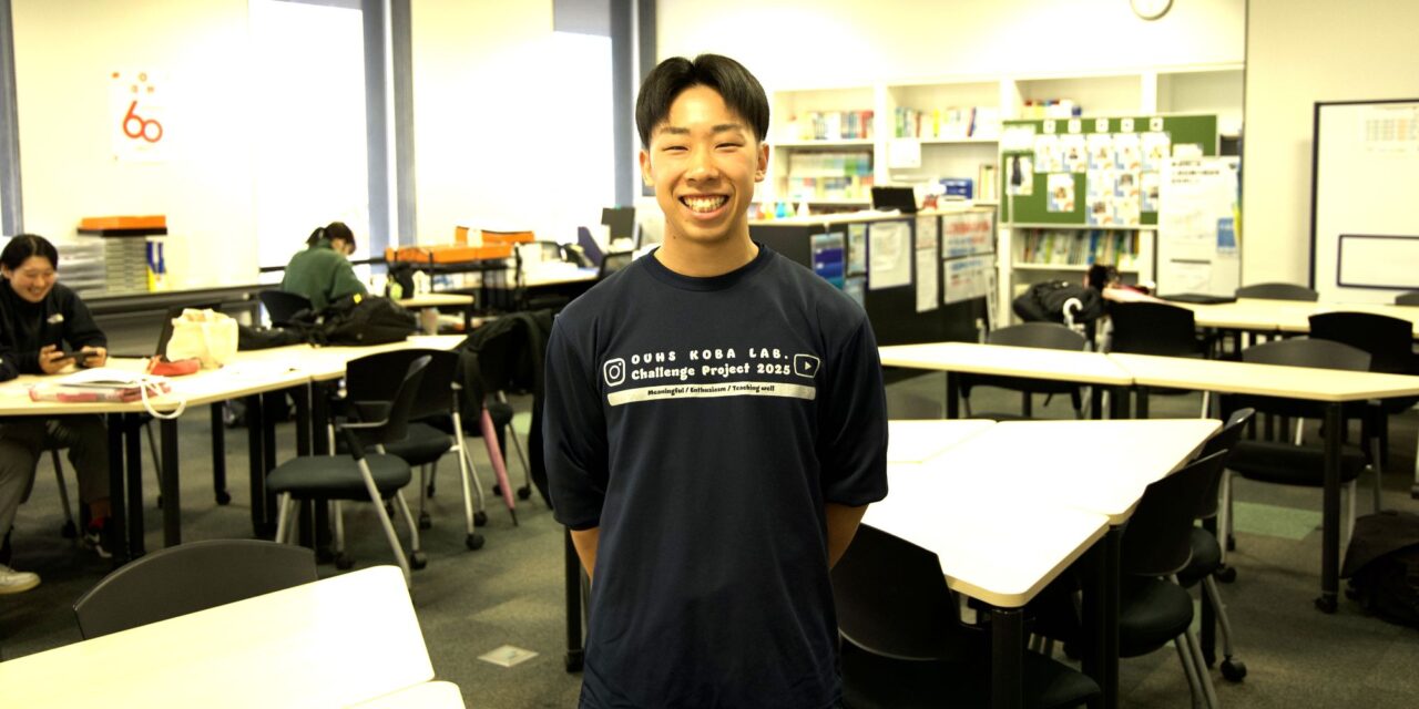 大阪体育大学体育学部４年・神澤一輝（かんざわ・かずき）さん（体育科教育コース、京都・洛南高校）
【大阪体育大学】