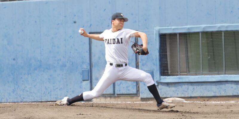 大阪体育大学・高田純誠（じゅんせい、体育学部４年、兵庫・報徳学園高校） 【大阪体育大学】