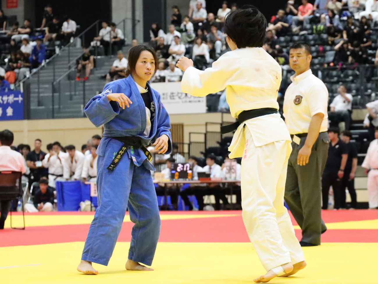 女子48㌔級・竹村奈芳(スポーツ科学部3年、東大阪大学敬愛高校)
【大阪体育大学】