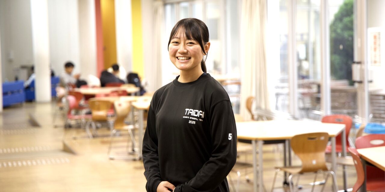 大阪体育大学教育学部４年・桐原希実（のぞみ）さん（埼玉・叡明高校）
【大阪体育大学】

