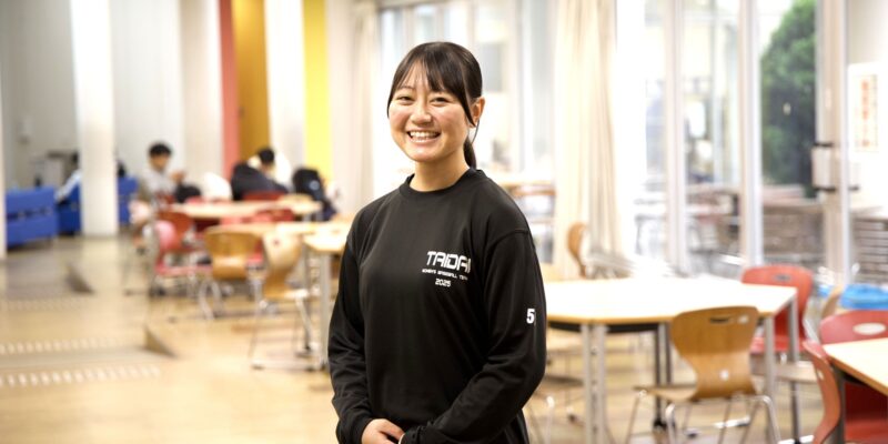 大阪体育大学教育学部4年・桐原希実(のぞみ)さん(埼玉・叡明高校) 【大阪体育大学】
